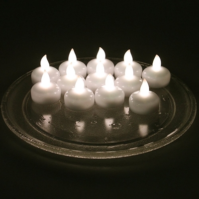 La prenda impermeable sin humo de 12 PC llevó la luz de la vela para la decoración de las fiestas de cumpleaños