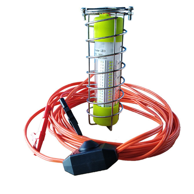 luces pesqueras llevadas verdes sumergibles 12V que oscilan - establo con el cordón de los 7m