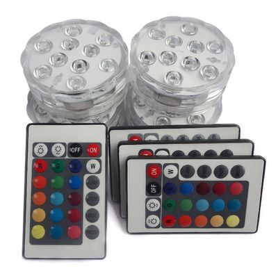 Movimiento activado, luces llevadas sumergibles de la luz de la noche del sensor del RGB para las piezas centrales